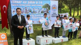 Oryantiring 14 Yaş Altı Türkiye Şampiyonası Amasya'da yapıldı