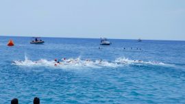 Antalya'da triatlon yarışları yapıldı