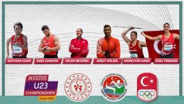 Atletizmde 6 milli sporcu Finlandiya'da finale yükseldi