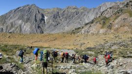 Hakkari'de Uludoruk zirve tırmanışı başladı