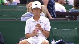 Milli tenisçi Kaan Işık Koşaner Wimbledon'da ikinci maçını da kazandı