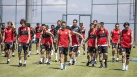 Samsunspor kamp çalışmalarını Erzurum'da sürdürüyor