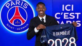 PSG Ousmane Dembele'yi renklerine bağladı
