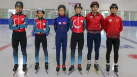 Sürat pateninin gelecekteki olimpik sporcuları Erzurum'da yetiştiriliyor