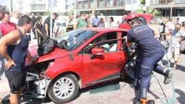 Antalyasporlu Naldo'nun ailesi kaza geçirdi: 1'i ağır, 5 yaralı