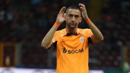 Galatasaray'da Hakim Ziyech ilk kez ilk 11'de görev aldı