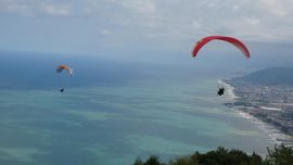 Ordu'da "Yamaç Paraşütü Festivali" gerçekleştirildi