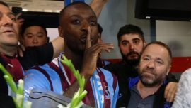 Trabzonspor'un yeni transferi Nicolas Pepe Trabzon'da