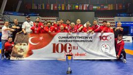 23 Yaş Altı Grekoromen Milli Takımı ilk kez dünya şampiyonu oldu