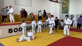 Bodrum'da çocuk ve gençlere yönelik judo eğitimi başladı