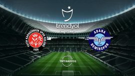 Fatih Karagümrük Adana Demirspor'u ağırlıyor