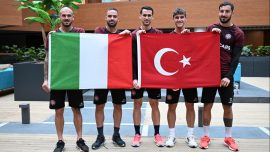 Fatih Karagümrük'ün İtalyan futbolcularından EURO 2032 mesajı