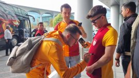 Galatasaray İngiltere'ye gitti