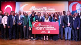 Gaziantep'te amatör spor kulüplerine 5 milyon lira destek