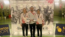 Milli badmintonculardan Danimarka'da bronz madalya