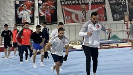Artistik Cimnastik Erkek Milli Takımı Bolu'da güç topluyor