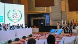 Bakan Bak İslami Dayanışma Spor Federasyonu Genel Kurul Kurulu'na katıldı