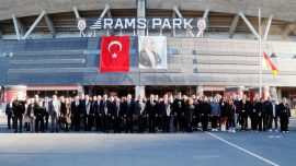 Galatasaray Gazi Mustafa Kemal Atatürk'ü andı