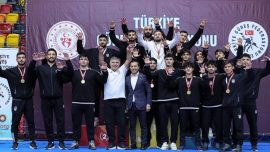 Grekoromen Güreş 1. Lig'de şampiyonluğa Beşiktaş ulaştı