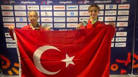 Milli sporcular Tuba Bade ve Ada Dünya 2'ncisi oldu