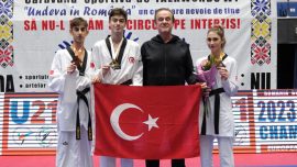 Avrupa Ümitler Tekvando Şampiyonası'nın ilk günü 3 madalya