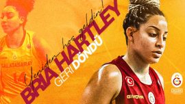 Basketbolda Galatasaray ABD'li Bria Hartley'i transfer etti