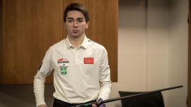 Burak Haşhaş 17 yaşında A Milli Bilardo Takımı'na girdi