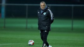 Fatih Terim Panathinaikos'un başında ilk antrenmanına çıktı