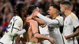 Real Madrid 2-0 geriye düştüğü maçta Almeria'yı 3-2 yendi