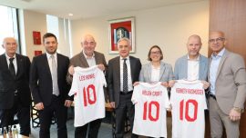 UEFA yetkilileri TFF'yi ziyaret etti