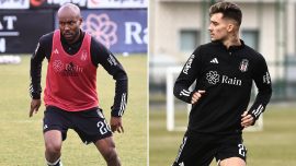Beşiktaş'ta yeni transferler ilk antrenmanlarına çıktı