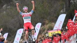 İtalyan bisikletçi Piganzoli "Tour of Antalya"'dan memnun