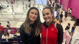 Milli eskrimciler Nisanur Erbil ve Deniz Selin Ünlüdağ Peru'da ana tabloda