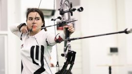 Voleybolu bıraktı okçulukta Dünya Kupası'nda bronz madalya aldı
